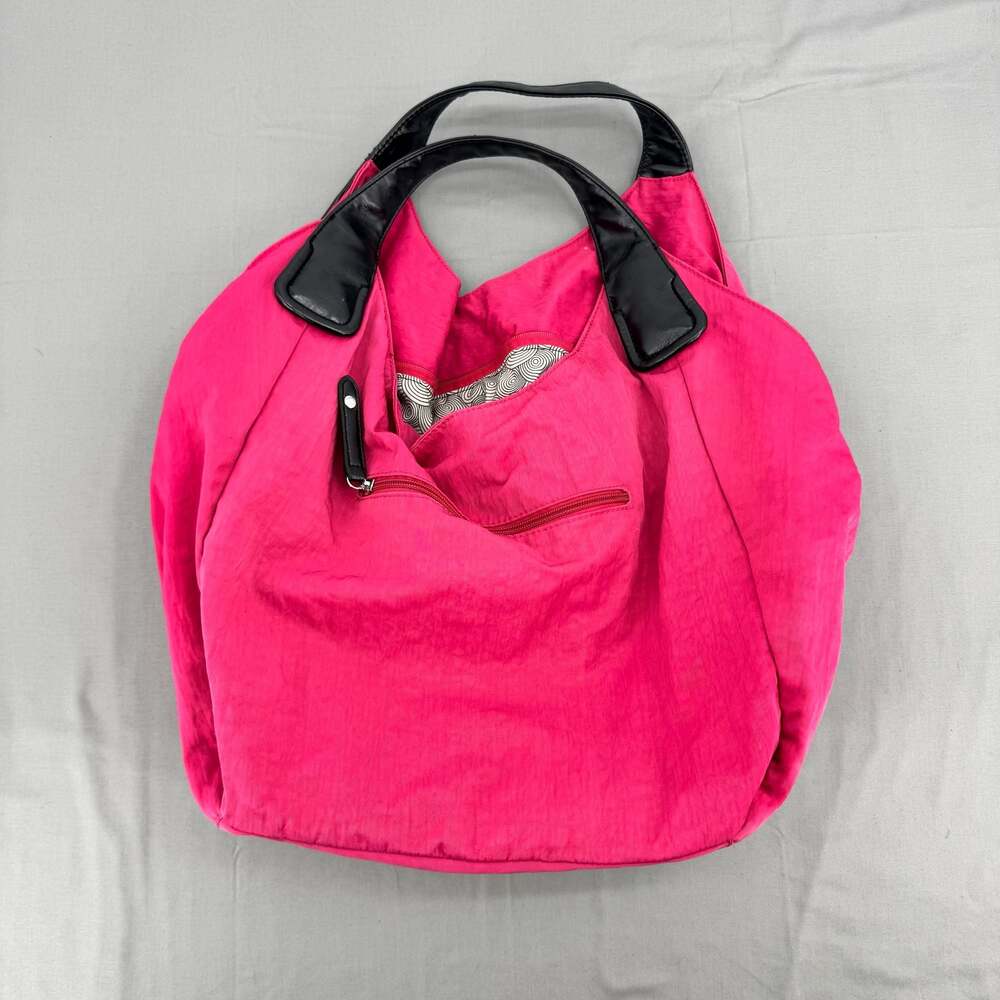 Hobo International Magenta Pink Nylon Extra Large Shoulder Bag
